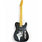 Used Fender Modern Player Telecaster Plus Trans Black Solid Body Electric Guitar thumbnail