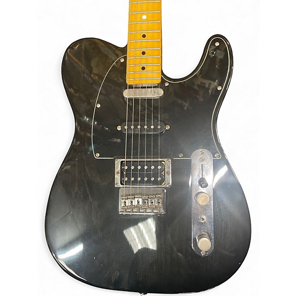 Used Fender Modern Player Telecaster Plus Trans Black Solid Body Electric Guitar