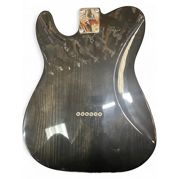 Used Fender Modern Player Telecaster Plus Trans Black Solid Body Electric Guitar