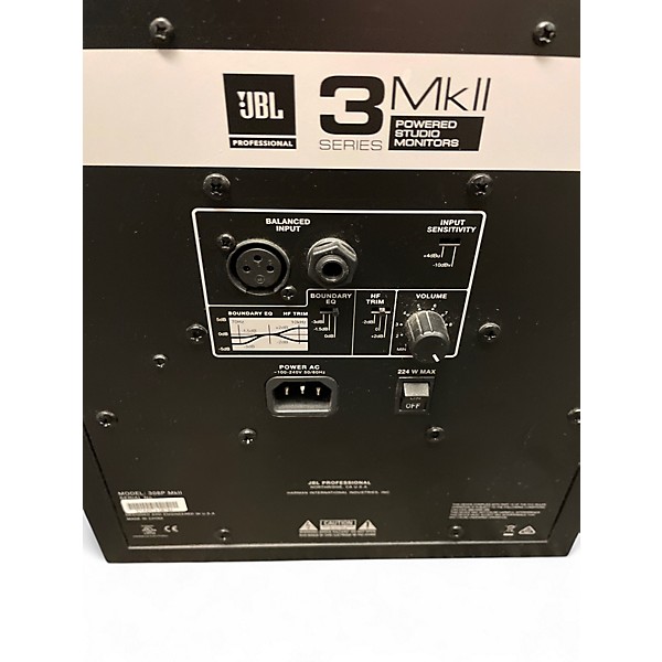Used JBL 306P MKII PAIR Powered Monitor