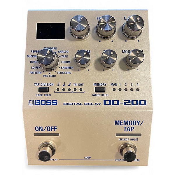 Used BOSS DD200 Digital Delay Effect Pedal