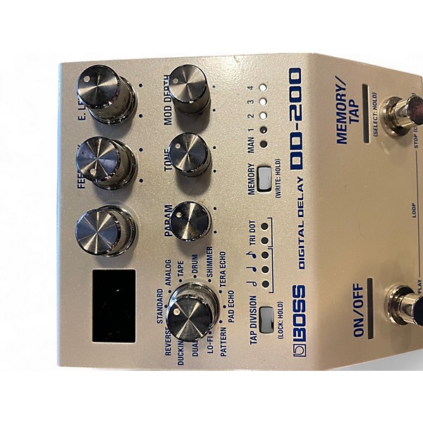 Used BOSS DD200 Digital Delay Effect Pedal