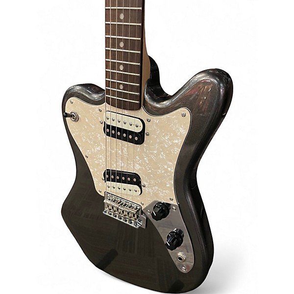 Used Squier PARANORMAL SUPER SONICC Metallic Gray Solid Body Electric Guitar