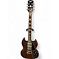 Used Aria TRIPLE PICKUP SG DELUXE Walnut Solid Body Electric Guitar thumbnail