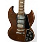 Used Aria TRIPLE PICKUP SG DELUXE Walnut Solid Body Electric Guitar