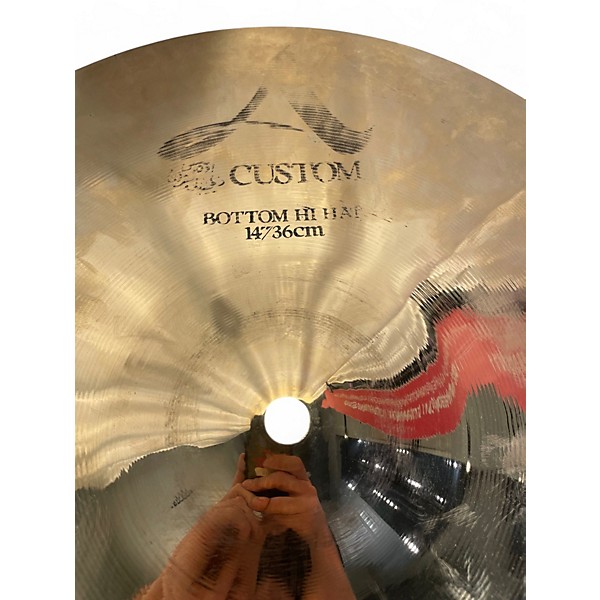 Used Zildjian 14in A CUSTOM Cymbal