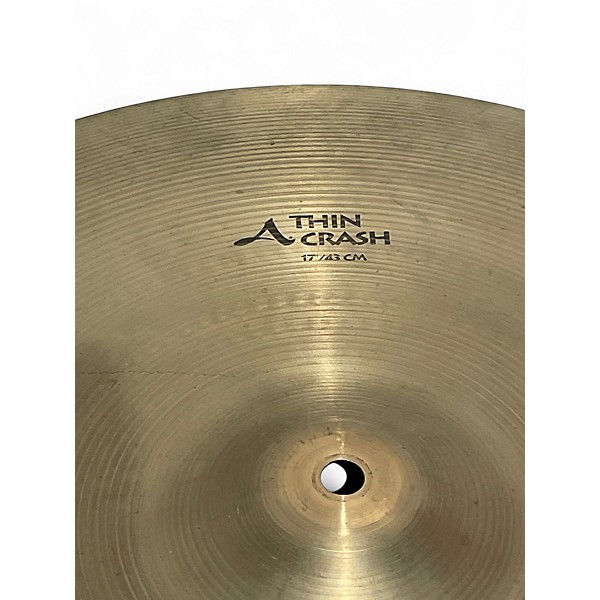 Used Zildjian 17in A Cymbal