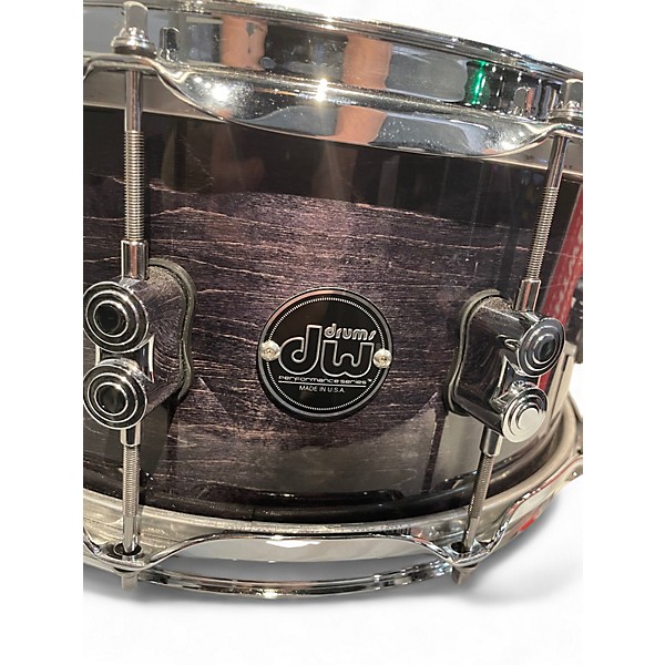 Used DW 14in Performance Series Snare Black Drum