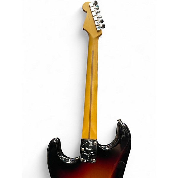 Used Fender American Professional II Stratocaster 3 Tone Sunburst Solid Body Electric Guitar