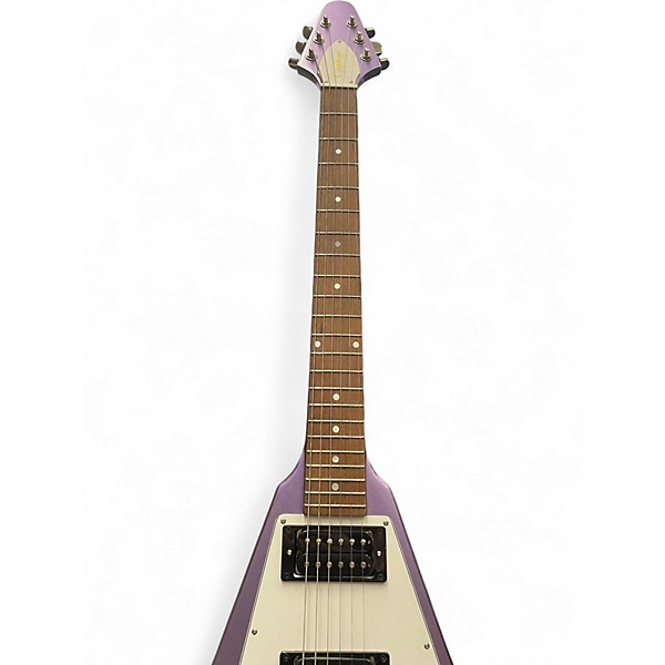 Used Epiphone KIRK HAMMET FLYING V 1979 Purple Solid Body Electric Guitar