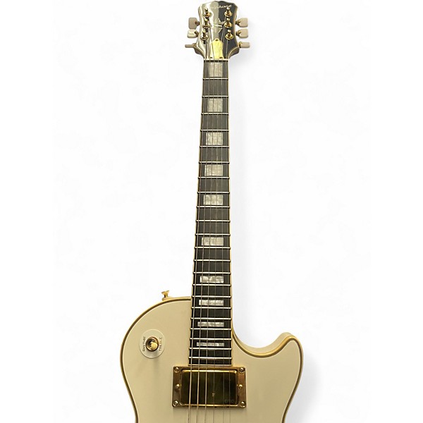 Used Epiphone Bjorn Gelotte Signature "Jotun" Les Paul Custom Alpine White Solid Body Electric Guitar
