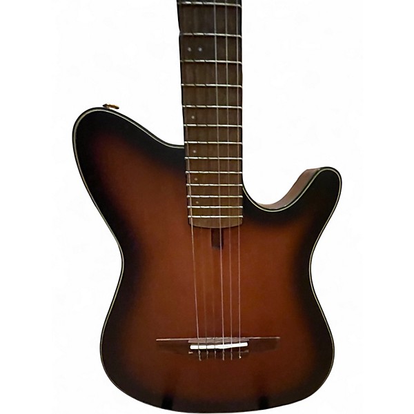 Used Ibanez FRH10N Brown Sunburst Acoustic Electric Guitar