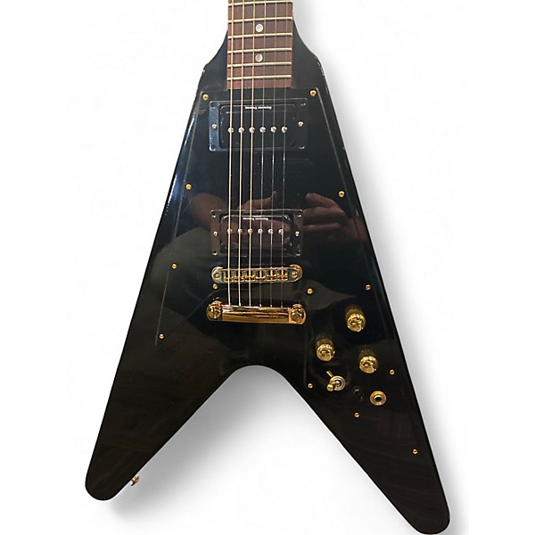 Used 2006 Gibson Flying V Ebony Solid Body Electric Guitar
