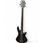 Used Schecter STUDIO 8 SEE THRU BLACK SATIN Electric Bass Guitar thumbnail