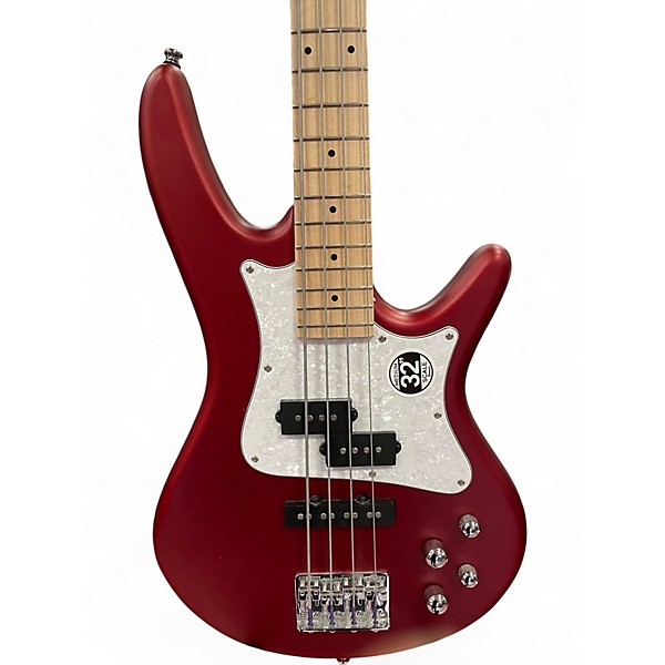 Used 2024 Ibanez SRMD200 Candy Apple Red MATTE Electric Bass Guitar