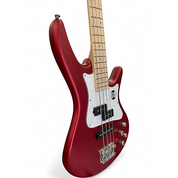 Used 2024 Ibanez SRMD200 Candy Apple Red MATTE Electric Bass Guitar