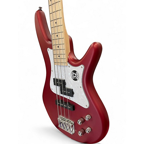 Used 2024 Ibanez SRMD200 Candy Apple Red MATTE Electric Bass Guitar