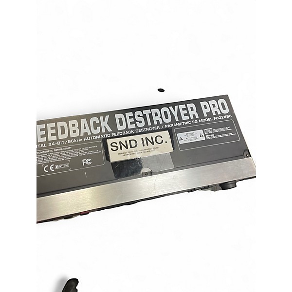 Used Behringer Feedback Destroyer Pro DSP1124P Feedback Suppressor