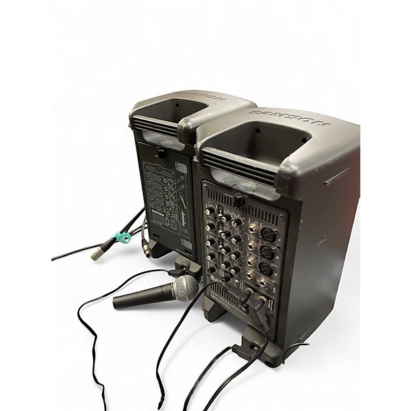 Used Samson xp150 portable pa speaker package Powered Speaker