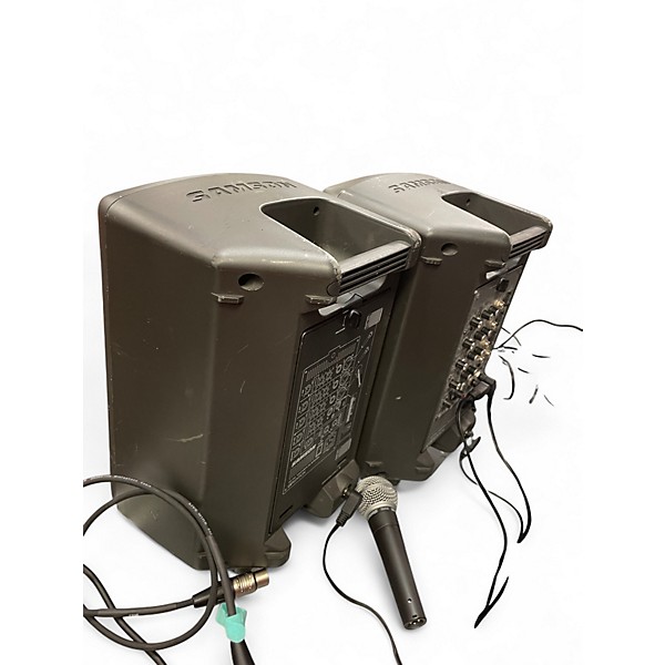 Used Samson xp150 portable pa speaker package Powered Speaker