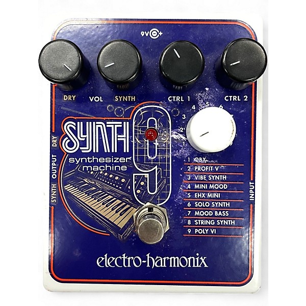 Used Electro-Harmonix SYNTH9 Synthesizer Effect Pedal