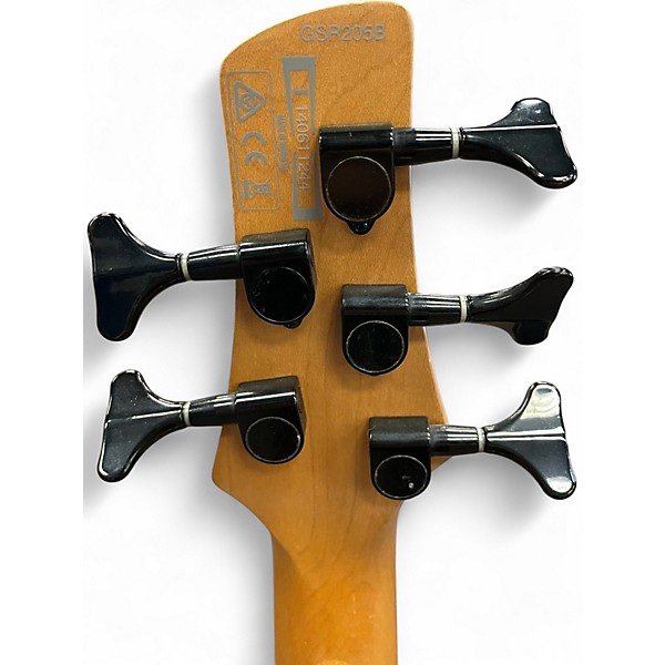Used Ibanez GSR205B 5 String Walnut Electric Bass Guitar