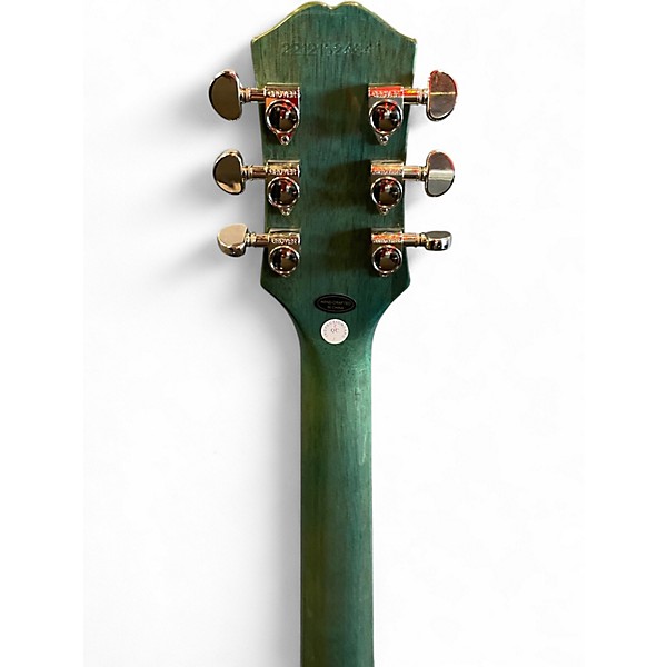 Used Epiphone Les Paul Standard Ocean Turquoise Solid Body Electric Guitar