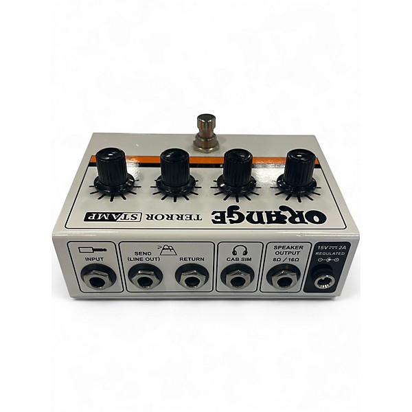 Used Orange Amplifiers Terror Stamp 20W Tube Hybrid Pedal Amp White Pedal