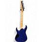 Used Ibanez GIO GRG7221QA7 TRANSPARENT BLUE BURST Solid Body Electric Guitar