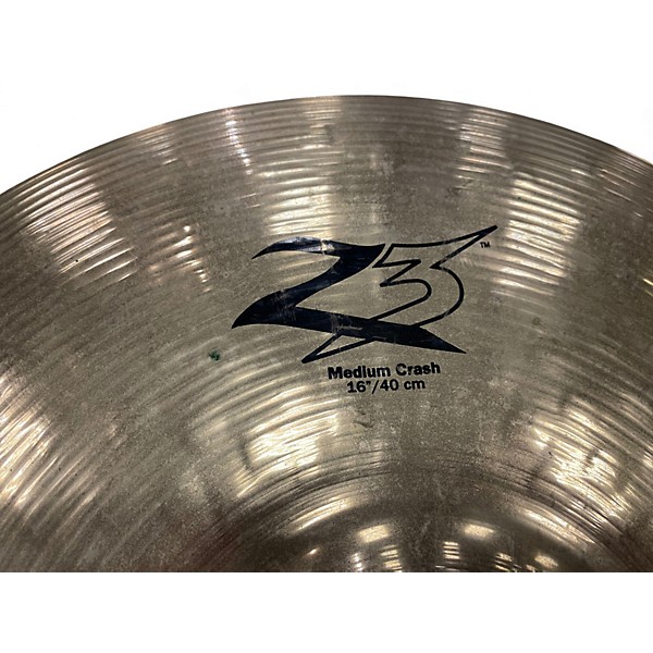 Used Zildjian 16in Z3 Medium Crash Cymbal