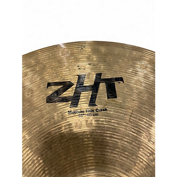 Used Zildjian 16in ZHT Medium Thin Crash Cymbal