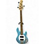 Used 2019 Sterling by Music Man Sub 4 Daphne Blue Electric Bass Guitar thumbnail