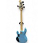 Used 2019 Sterling by Music Man Sub 4 Daphne Blue Electric Bass Guitar