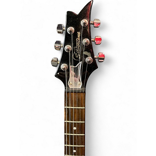 Used Silvertone Paul Stanley Sovereign Black Solid Body Electric Guitar