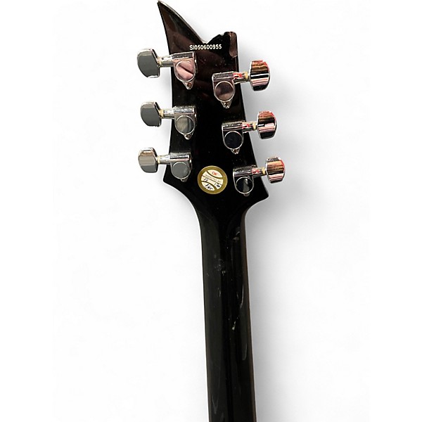 Used Silvertone Paul Stanley Sovereign Black Solid Body Electric Guitar
