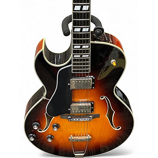 Used Eastman AR371CE2-SB Sunburst Solid Body Electric Guitar