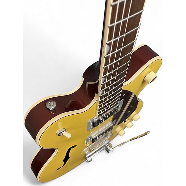 Used Gretsch Guitars G2604T Streamliner Rally II Bamboo Yellow Hollow Body Electric Guitar
