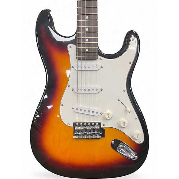 Used Ariana S-Style Sunburst Solid Body Electric Guitar