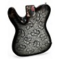 Used Firefly Black Paisley T Black Solid Body Electric Guitar