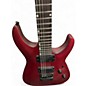 Used ESP LTD MH1000 Deluxe EVERTUNE Satin Red Solid Body Electric Guitar