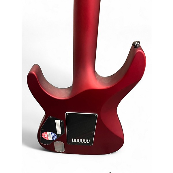 Used ESP LTD MH1000 Deluxe EVERTUNE Satin Red Solid Body Electric Guitar