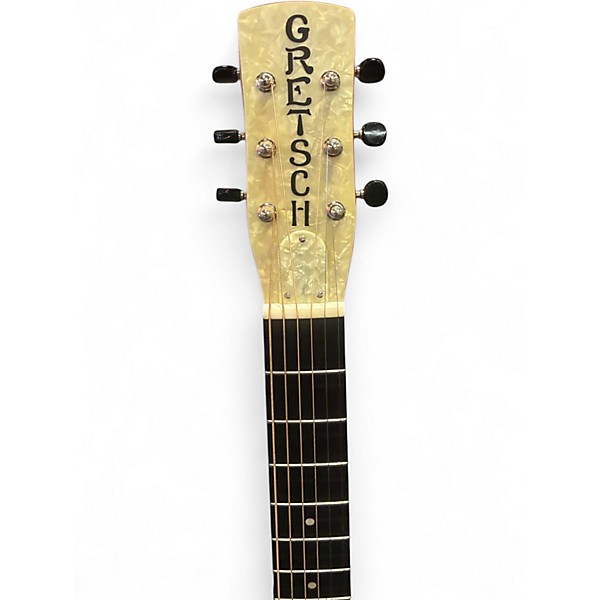 Used Gretsch Guitars G9201 Honeydipper Metal Round Neck Metallic Gray Resonator Guitar