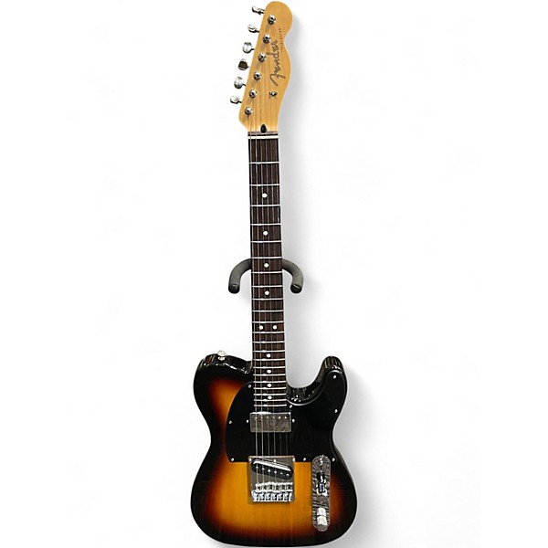 Used Fender Junior Collection Telecaster 3 Tone Sunburst Solid Body Electric Guitar
