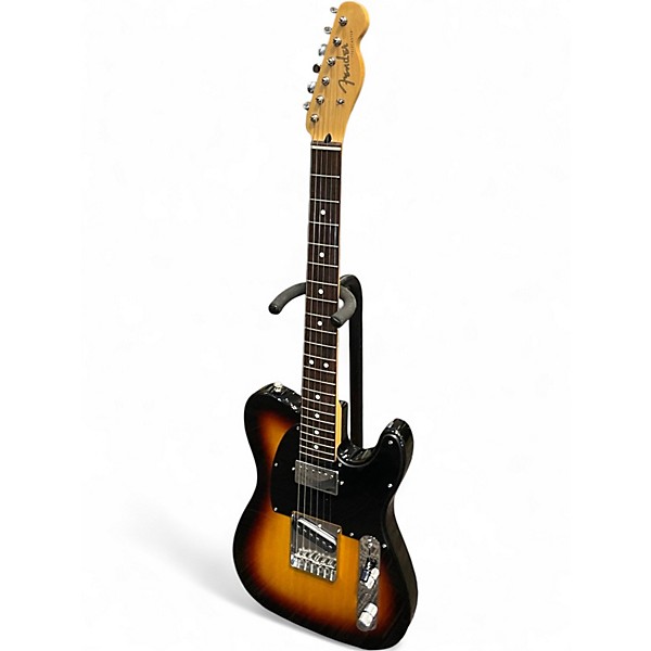 Used Fender Junior Collection Telecaster 3 Tone Sunburst Solid Body Electric Guitar
