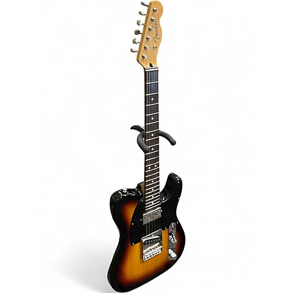 Used Fender Junior Collection Telecaster 3 Tone Sunburst Solid Body Electric Guitar