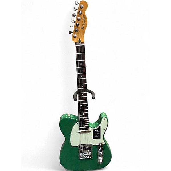 Used Fender Player II Telecaster Green Solid Body Electric Guitar