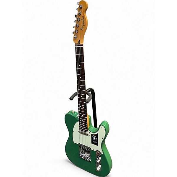 Used Fender Player II Telecaster Green Solid Body Electric Guitar