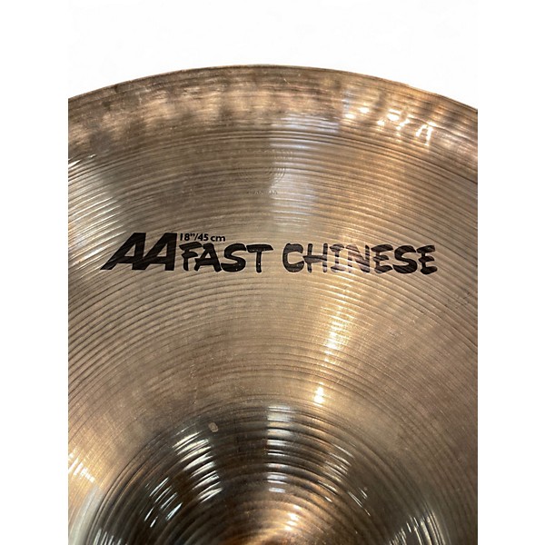 Used SABIAN 18in AA Fast Chinese Cymbal