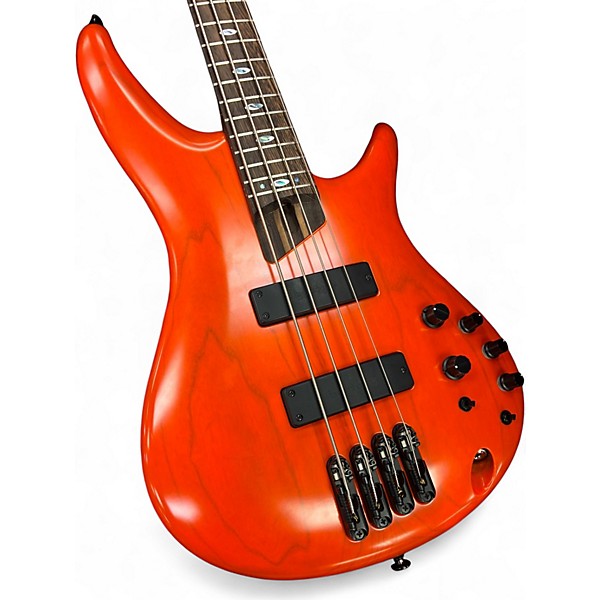 Used Ibanez Prestige MIJ SR4600 Orange Solar Flare Electric Bass Guitar