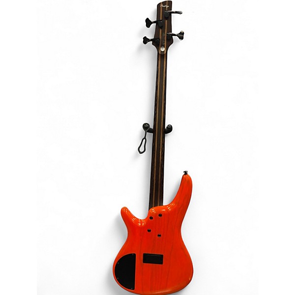 Used Ibanez Prestige MIJ SR4600 Orange Solar Flare Electric Bass Guitar